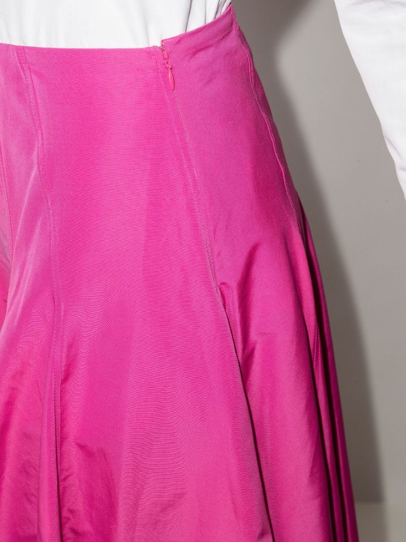 Flared A-line Midi Skirt