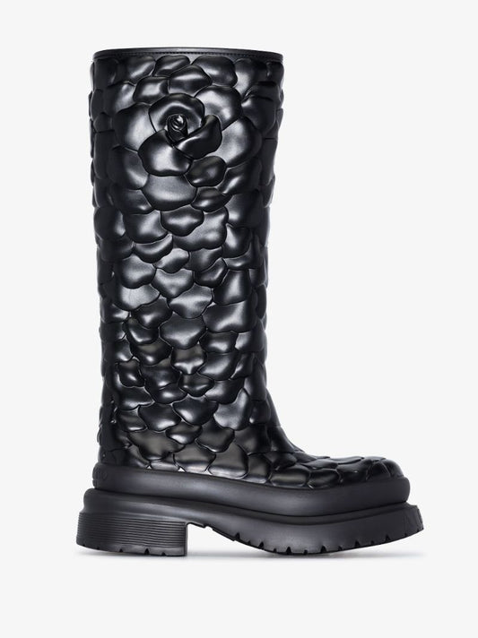 Black Atelier Shoes 03 Rose Edition 50 Rubber Boots
