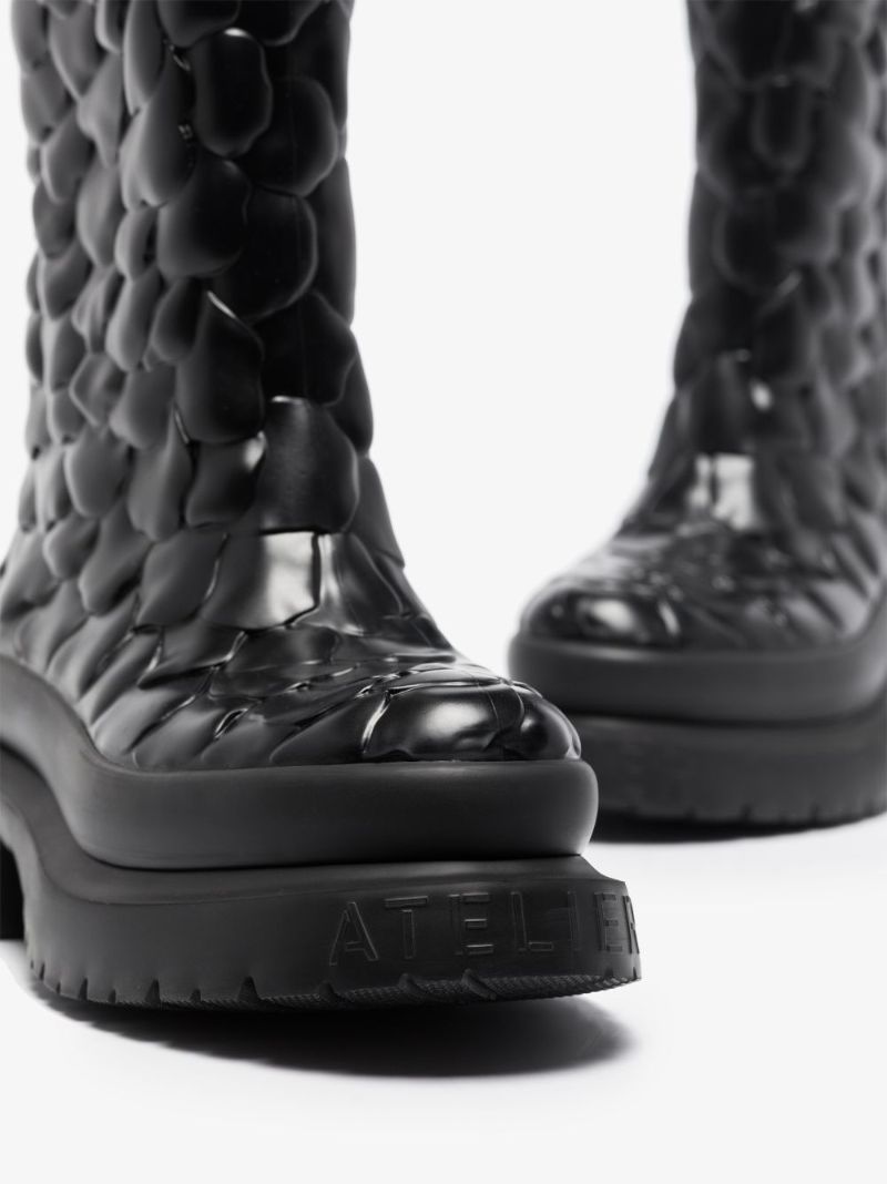 Black Atelier Shoes 03 Rose Edition 50 Rubber Boots