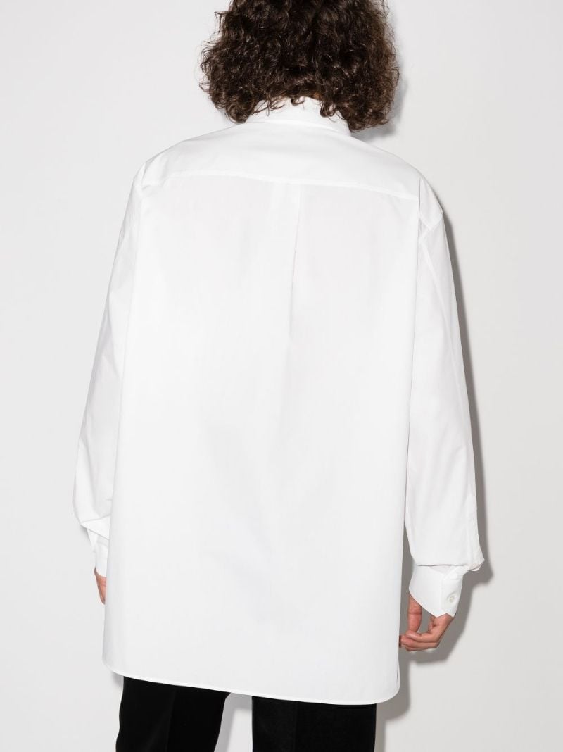 Garden Floral Embroidered Cotton Shirt