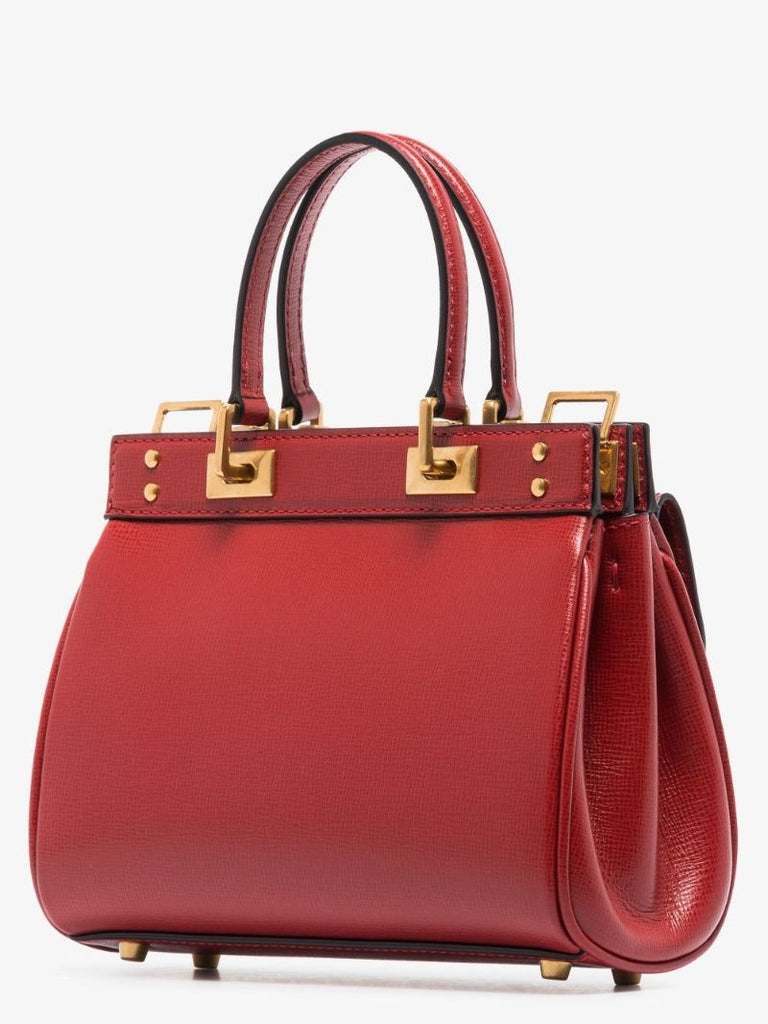 Red Alcove Leather Mini Bag