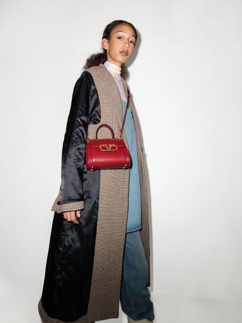 Red Alcove Leather Mini Bag