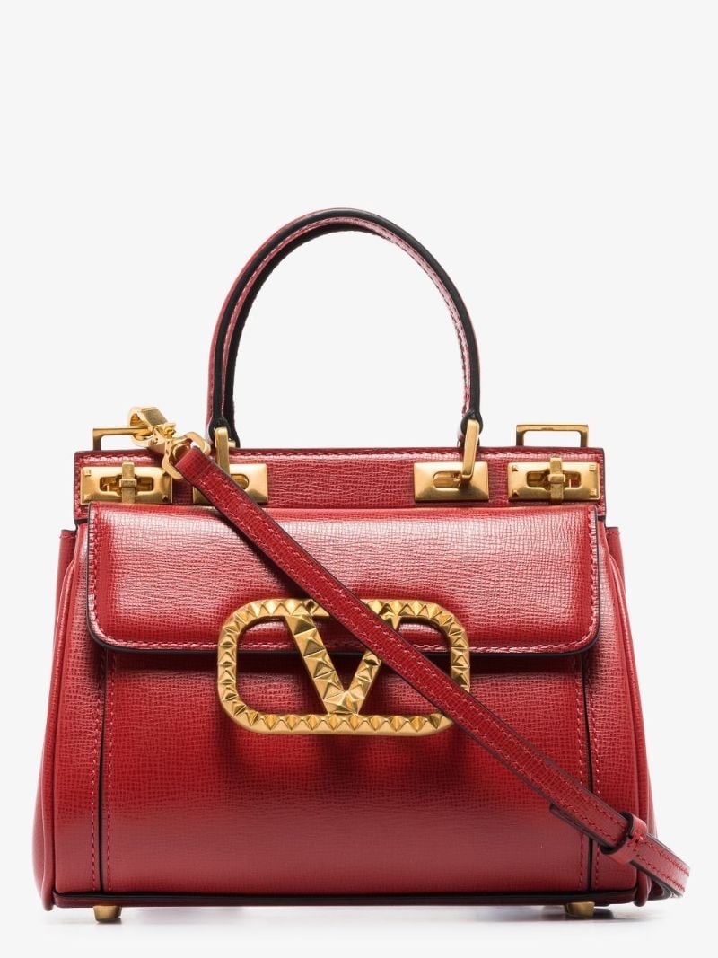 Red Alcove Leather Mini Bag