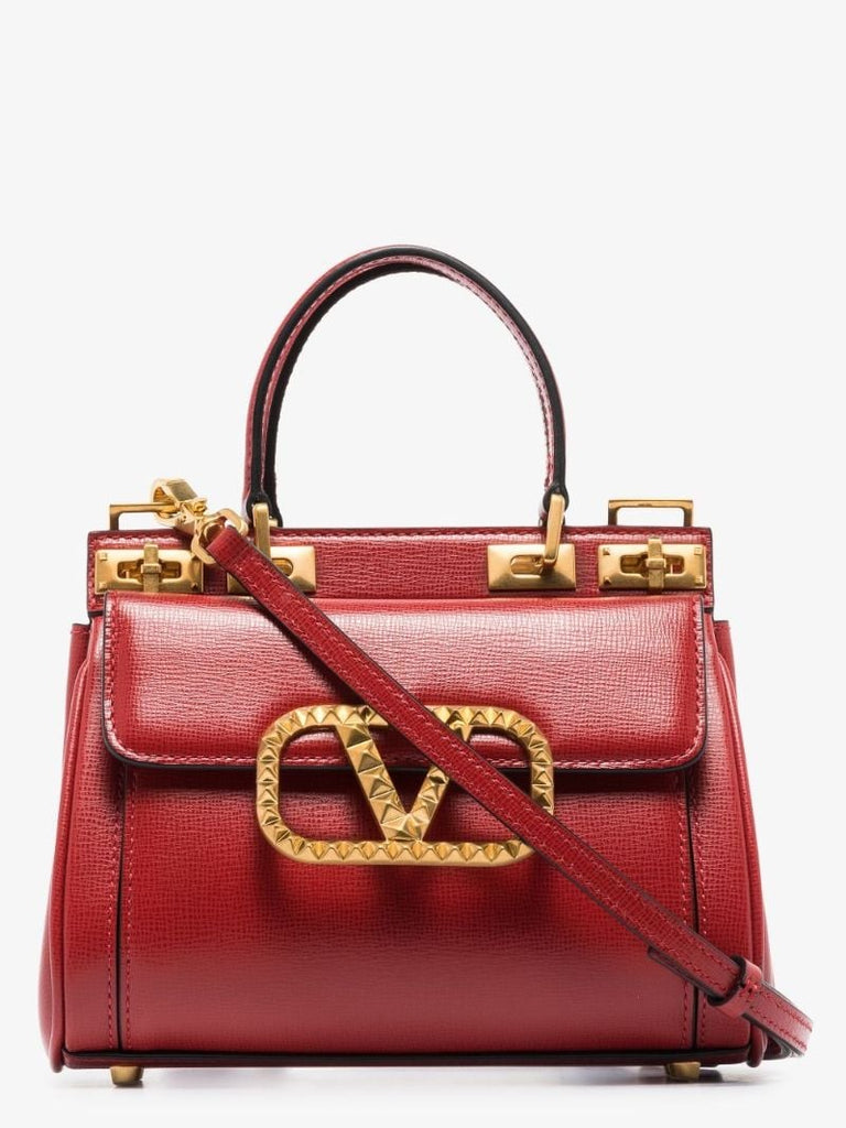 Red Alcove Leather Mini Bag