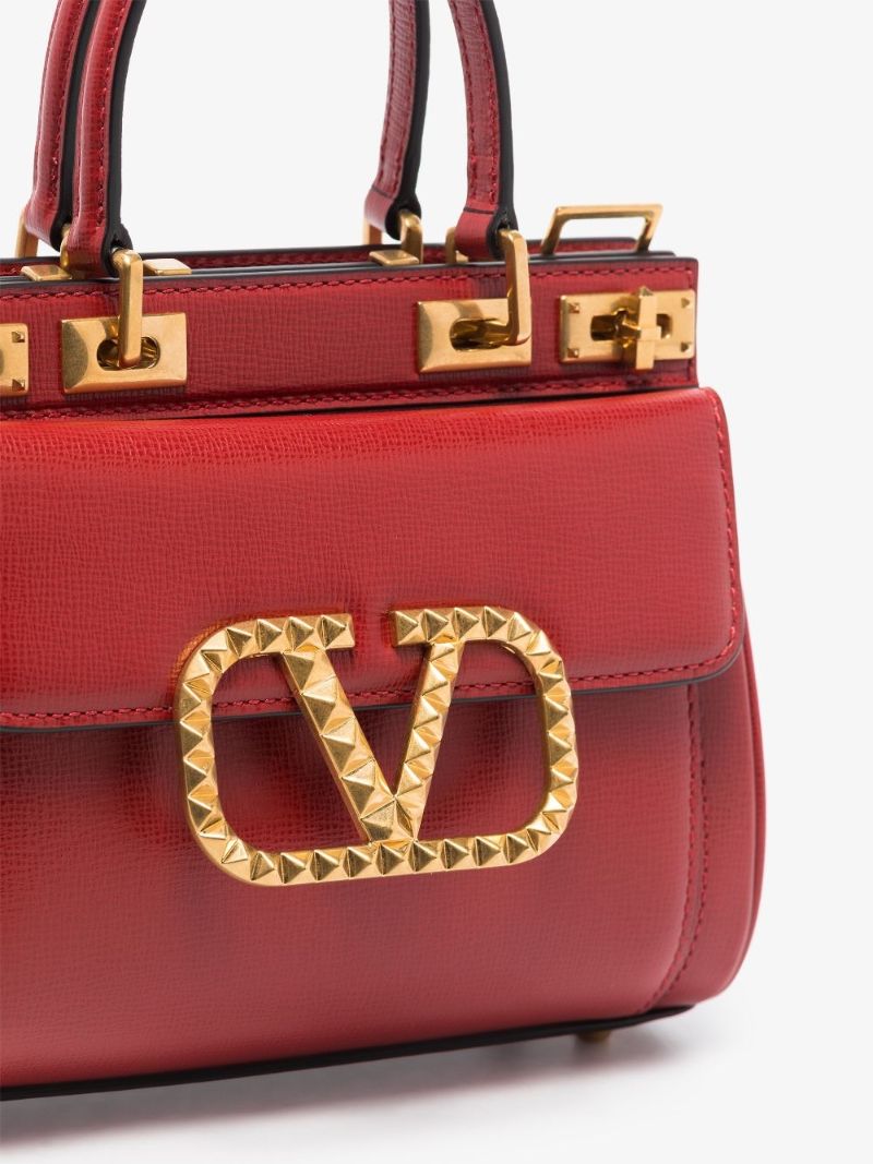 Red Alcove Leather Mini Bag