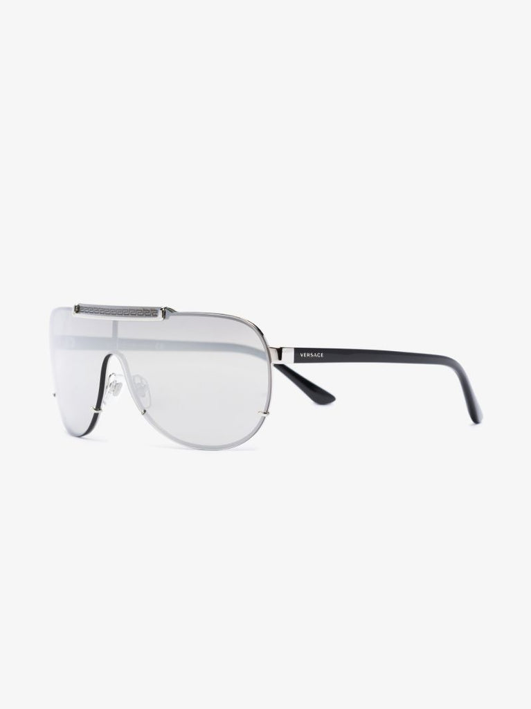 Silver Tone Aviator Sunglasses