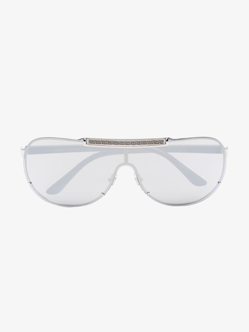 Silver Tone Aviator Sunglasses