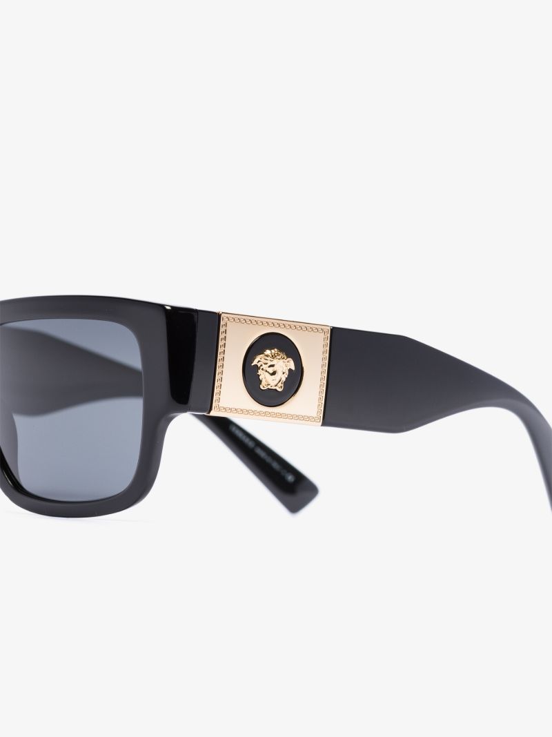 Black Medusa Square Sunglasses