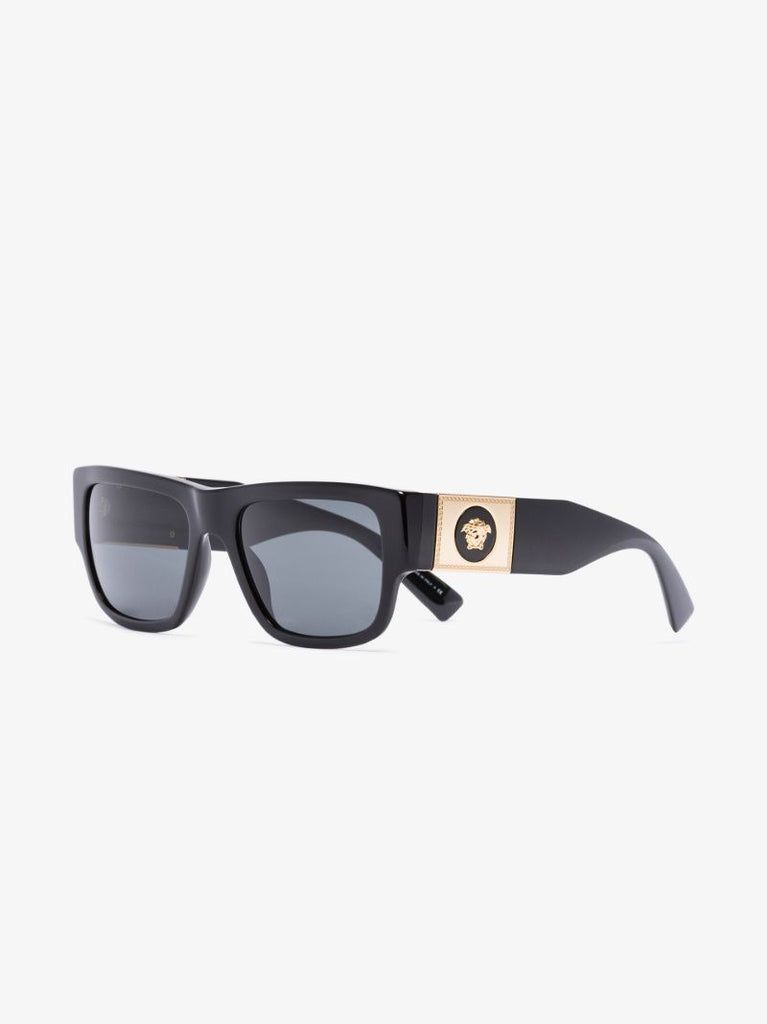 Black Medusa Square Sunglasses