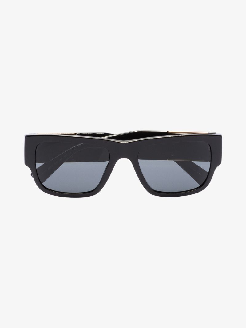 Black Medusa Square Sunglasses