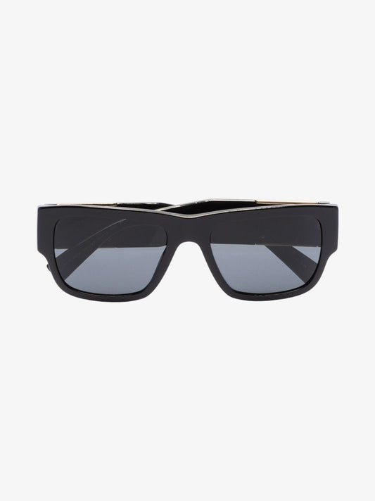 Black Medusa Square Sunglasses