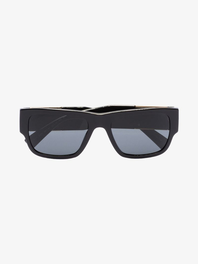 Black Medusa Square Sunglasses
