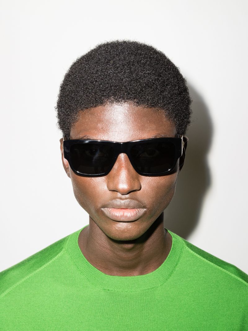Black Medusa Square Sunglasses