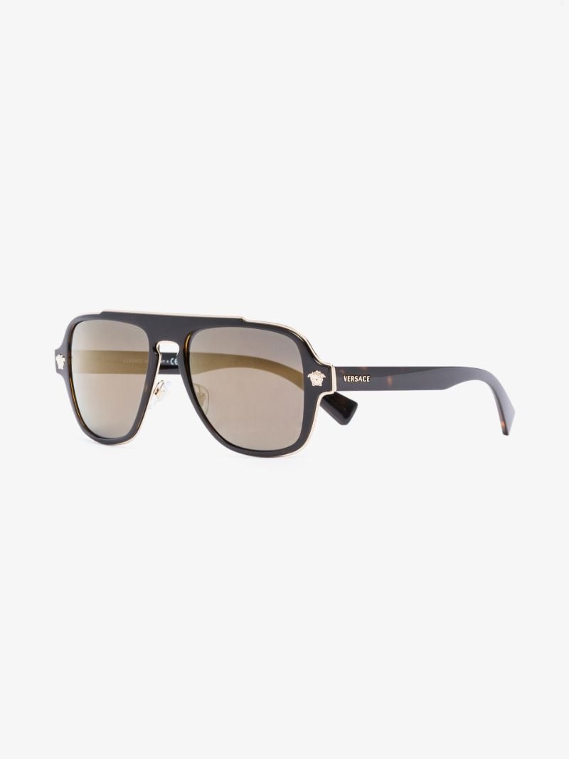 Brown Medusa Tortoiseshell Pilot-style Sunglasses