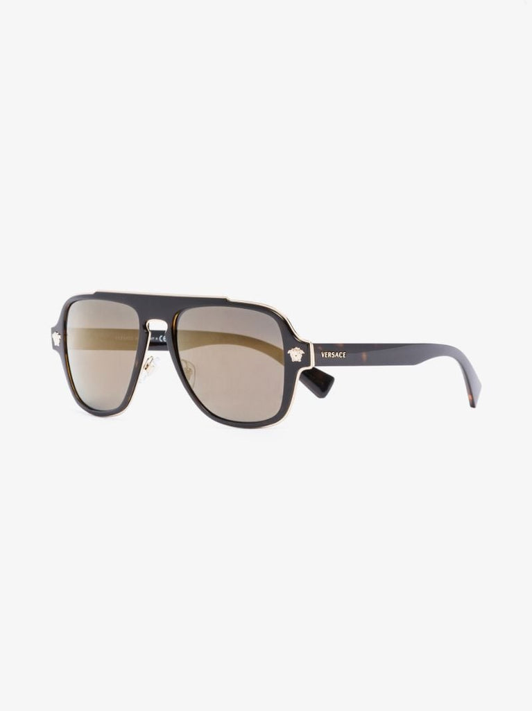 Brown Medusa Tortoiseshell Pilot-style Sunglasses