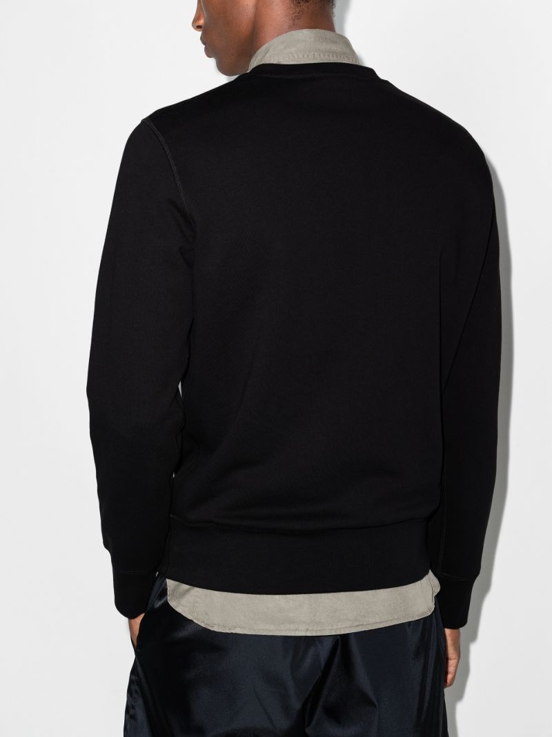 Graffiti Logo Cotton Sweatshirt