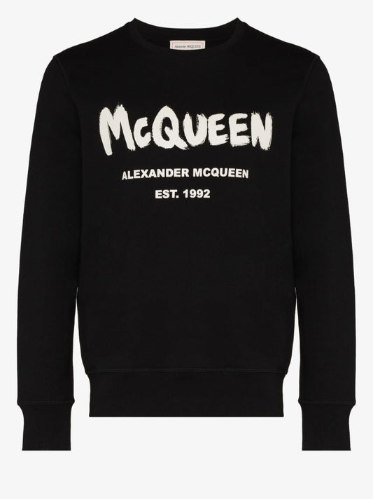 Graffiti Logo Cotton Sweatshirt