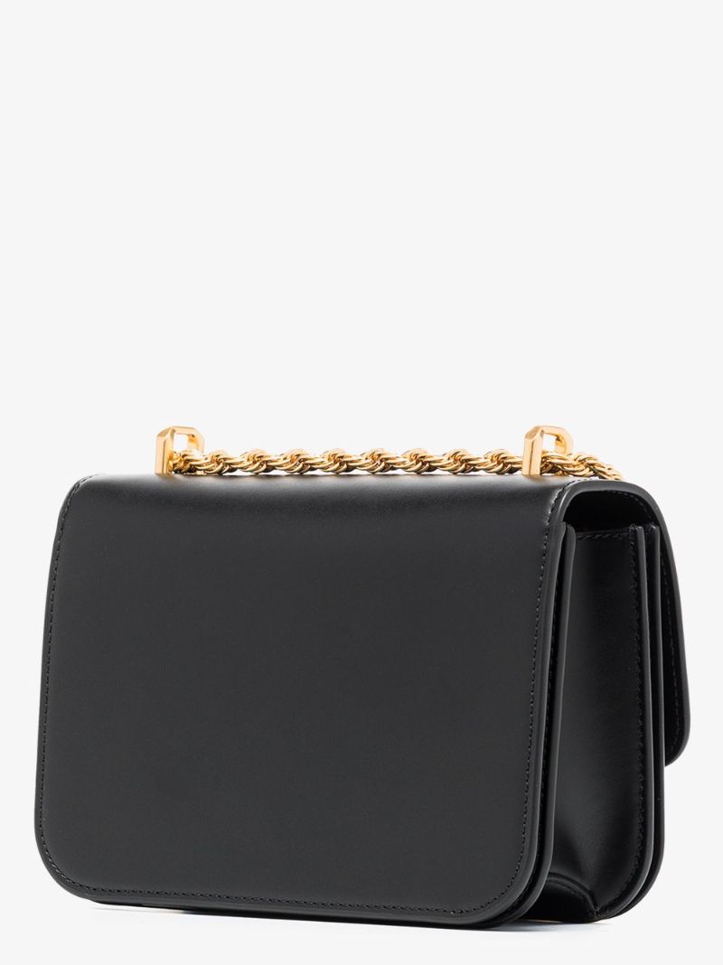 Black Eleanor Small Leather Shoulder Bag