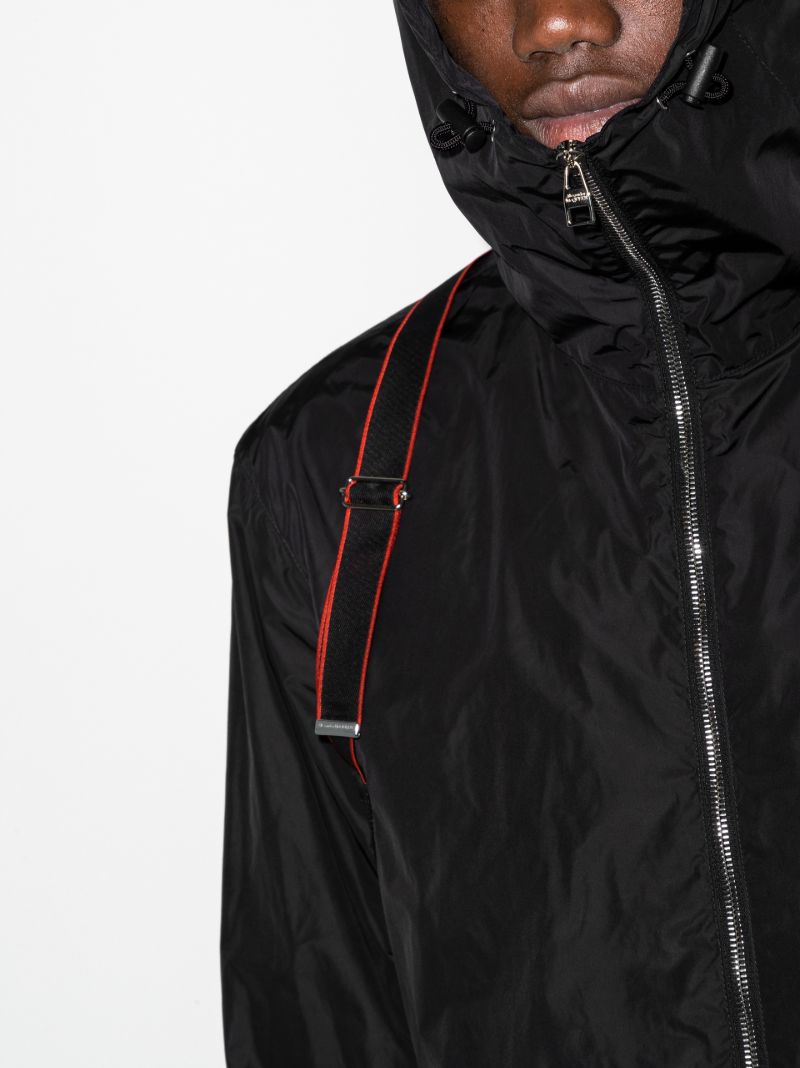 Logo Harness Hooded Jacket