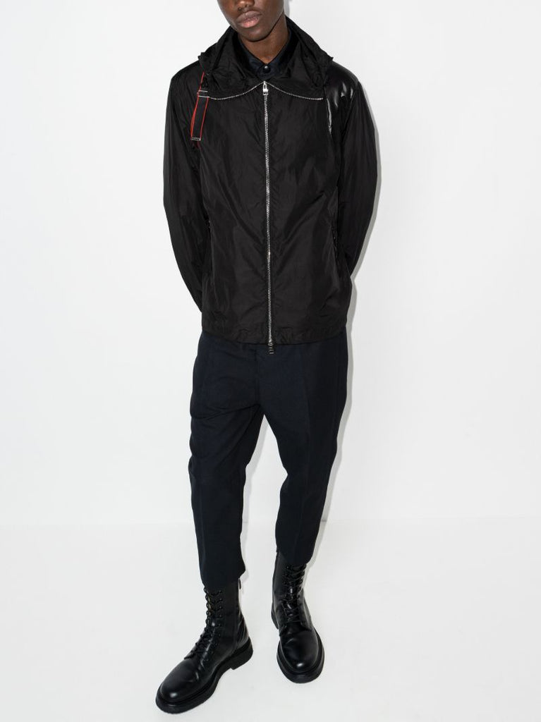 Logo Harness Hooded Jacket