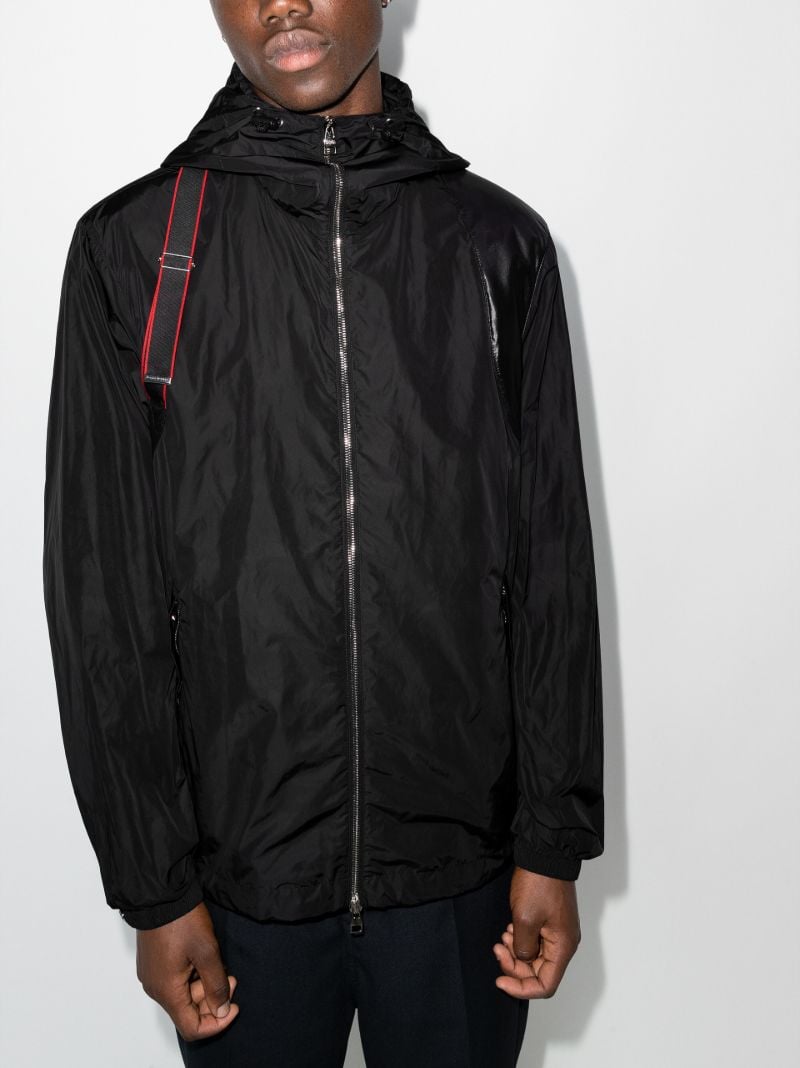 Logo Harness Hooded Jacket