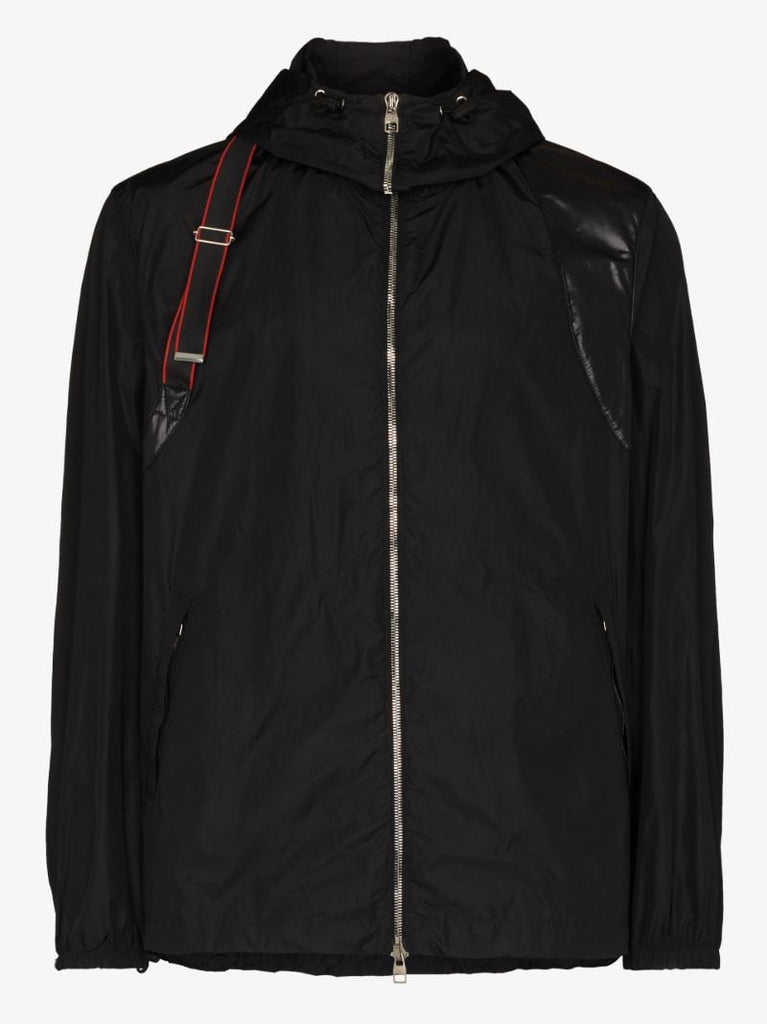 Logo Harness Hooded Jacket