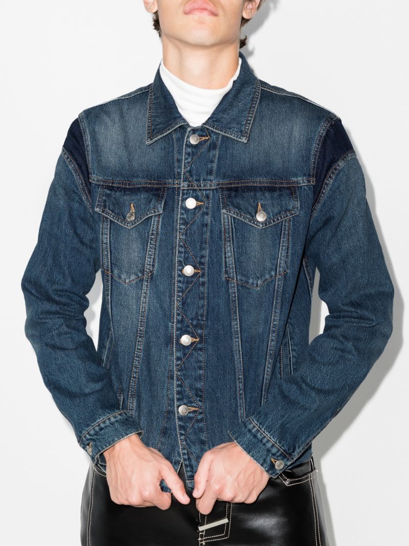 Graffiti Logo Denim Jacket