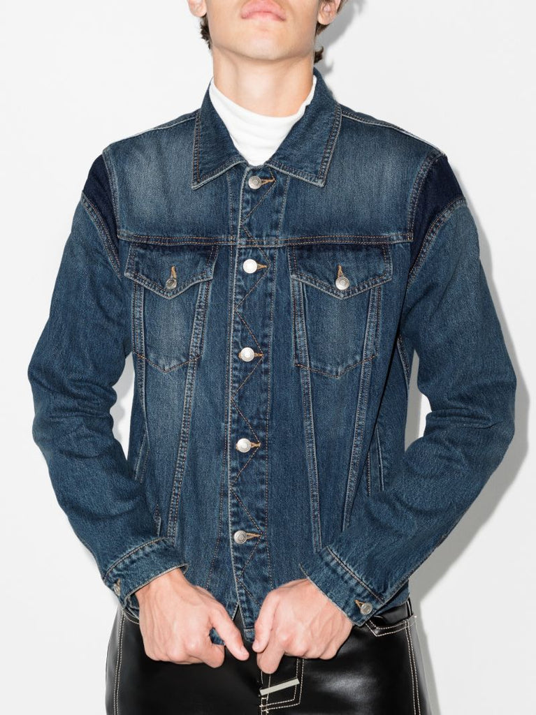 Graffiti Logo Denim Jacket