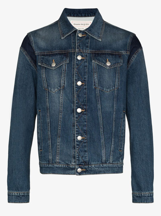Graffiti Logo Denim Jacket
