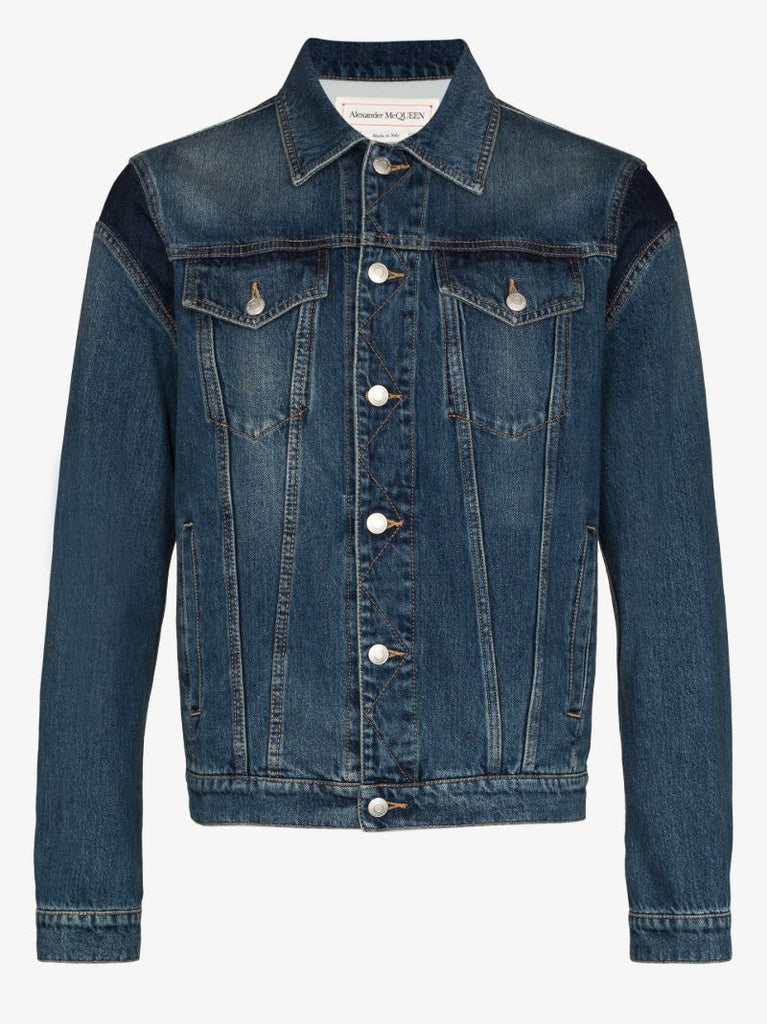 Graffiti Logo Denim Jacket