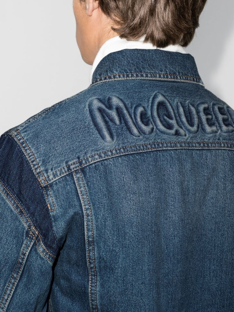 Graffiti Logo Denim Jacket