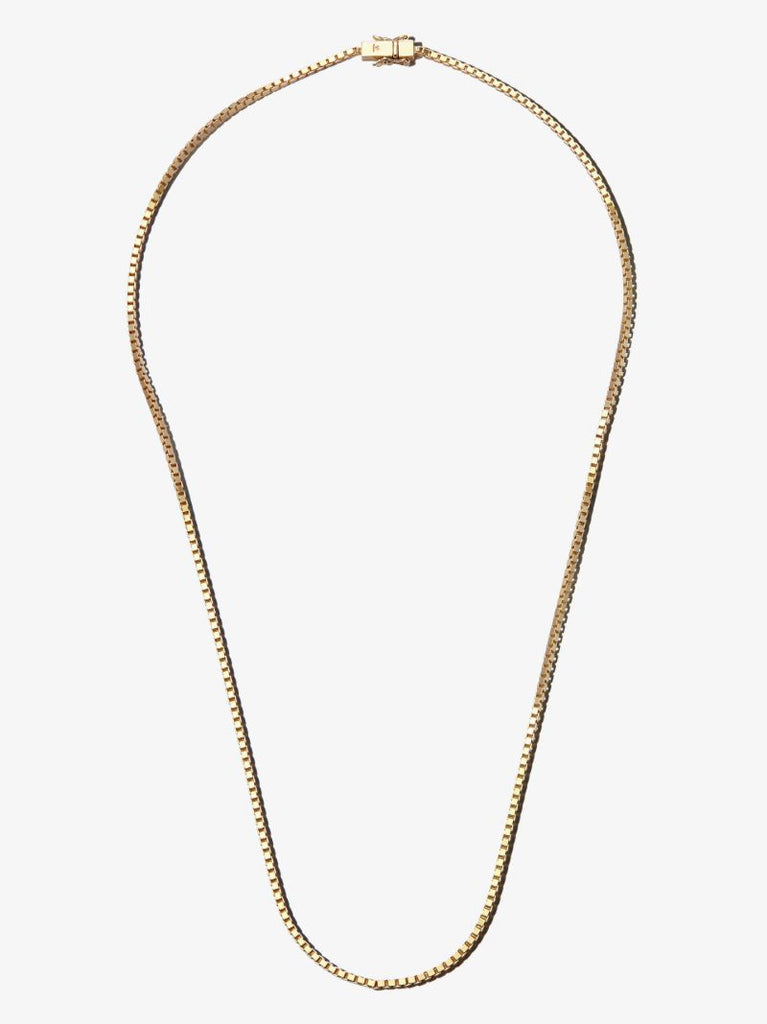 Gold-plated Square Chain Necklace
