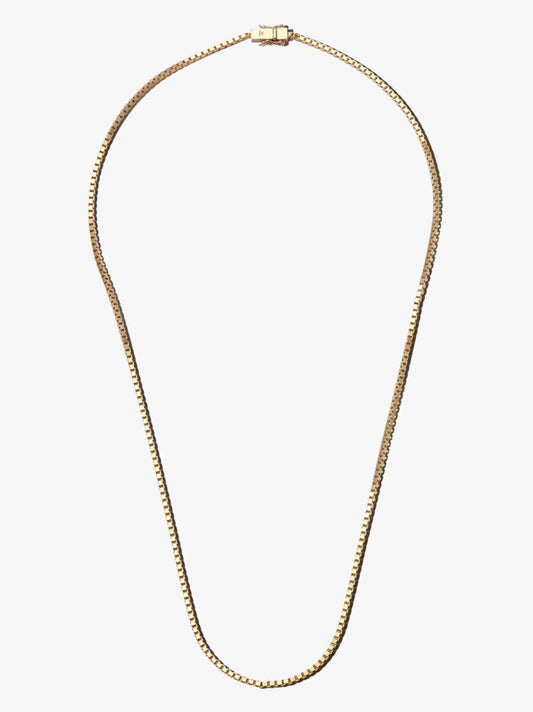 Gold-plated Square Chain Necklace