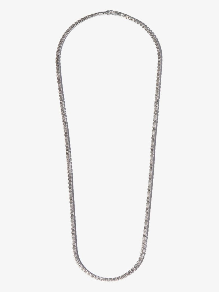 Sterling Silver Venetian Double M Chain Necklace