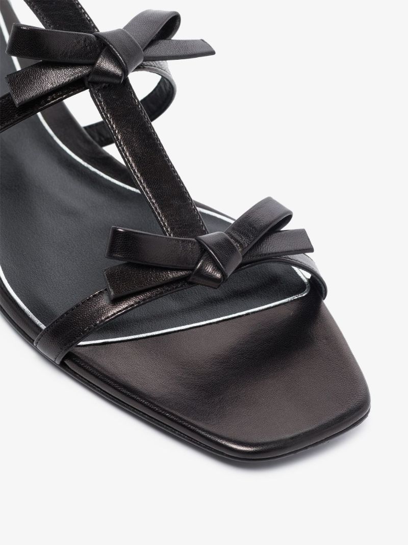 Black Leather Sandals