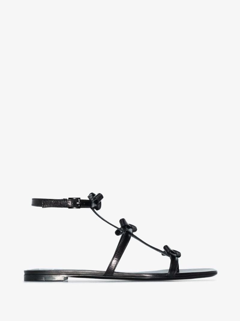 Black Leather Sandals