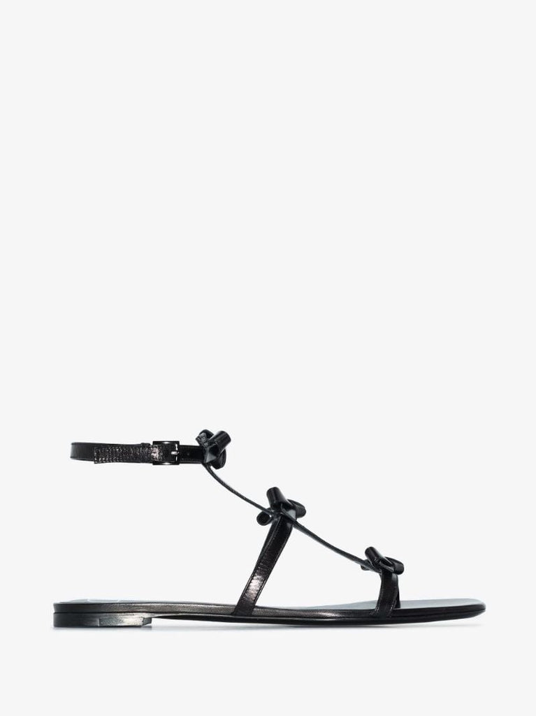 Black Leather Sandals