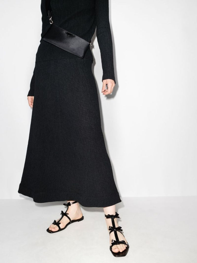 Black Leather Sandals