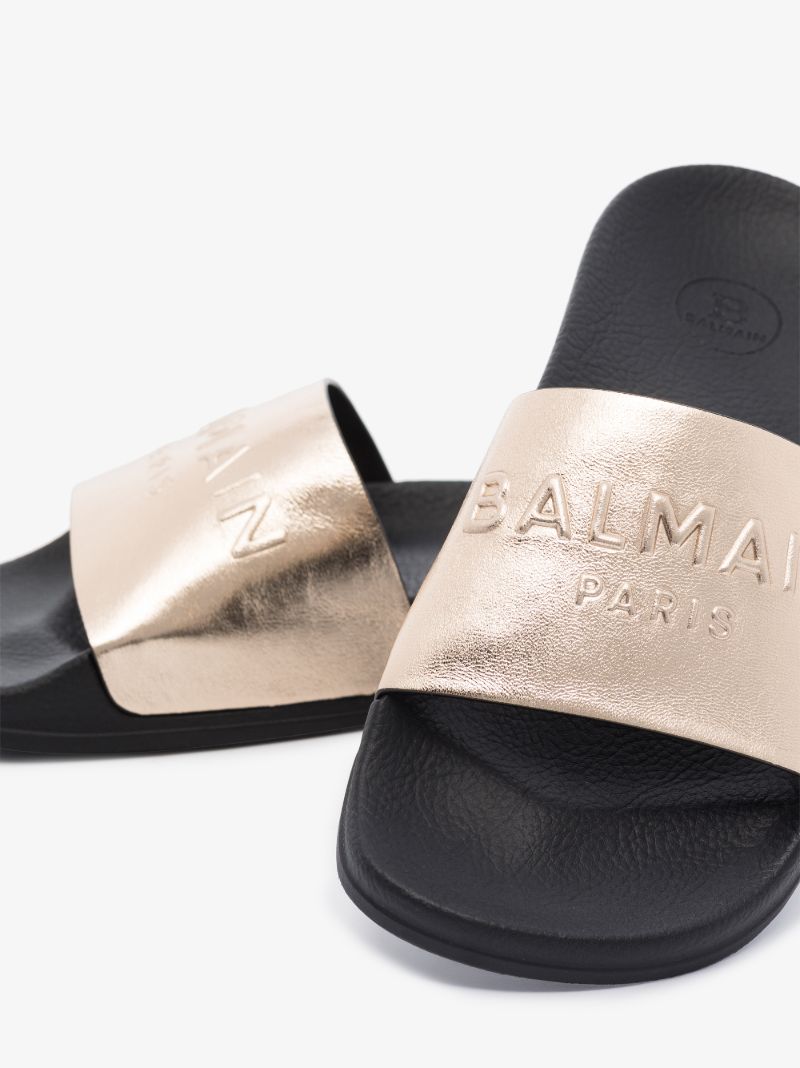 Gold Tone Calypso Slides