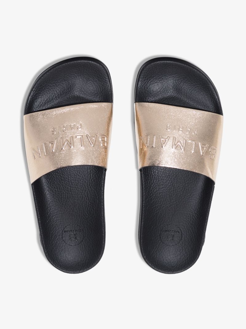 Gold Tone Calypso Slides