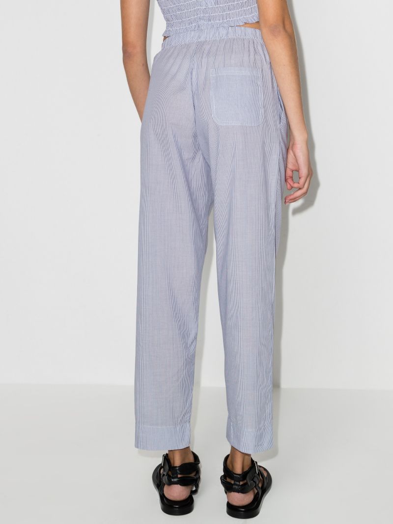 Eve Striped Cropped Trousers