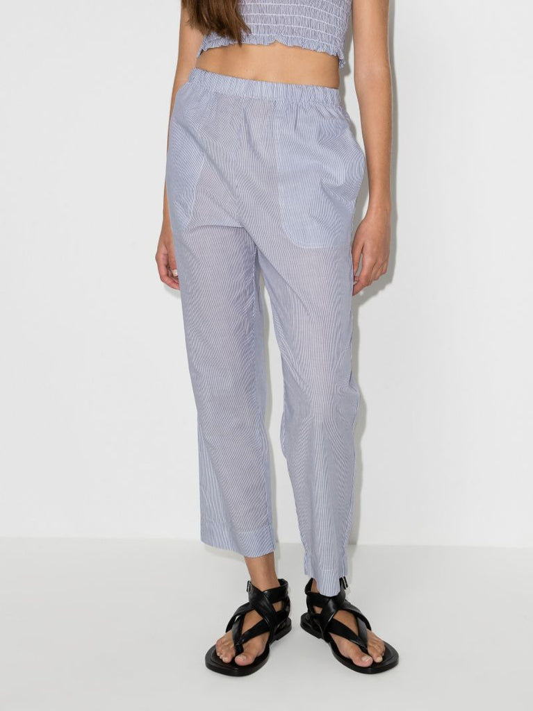 Eve Striped Cropped Trousers