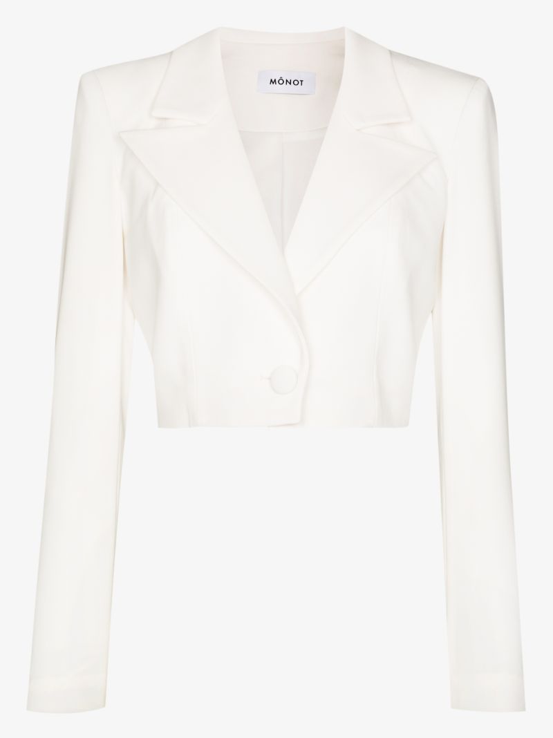 Cropped Single-breasted Blazer