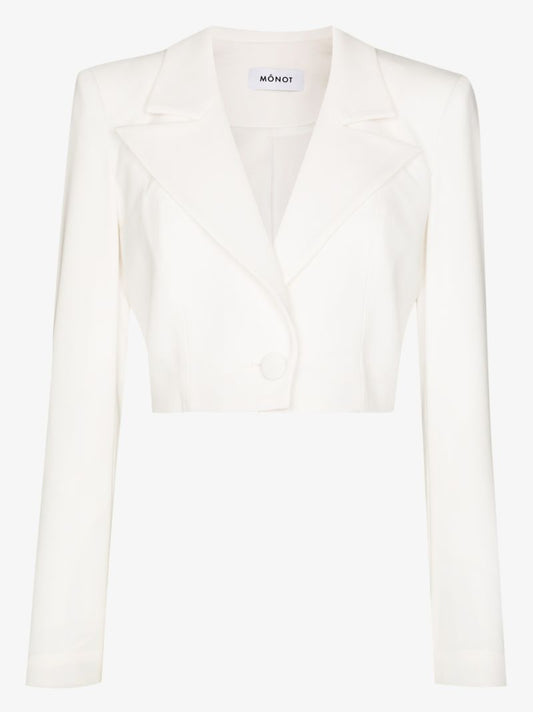 Cropped Single-breasted Blazer