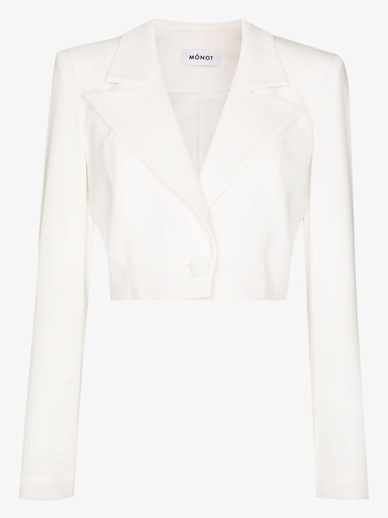 Cropped Single-breasted Blazer