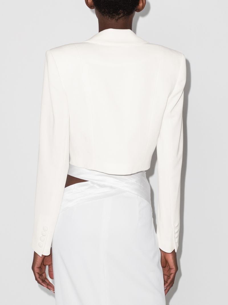 Cropped Single-breasted Blazer