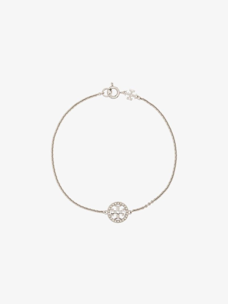 Silver Tone Miller Crystal Bracelet
