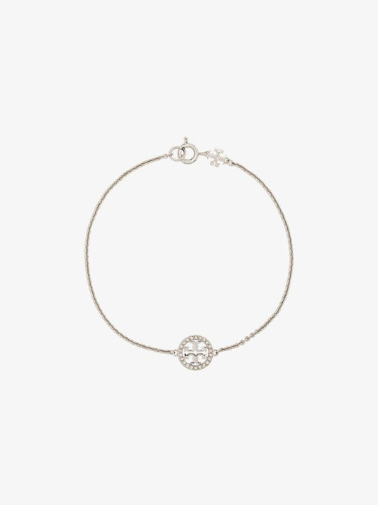 Silver Tone Miller Crystal Bracelet