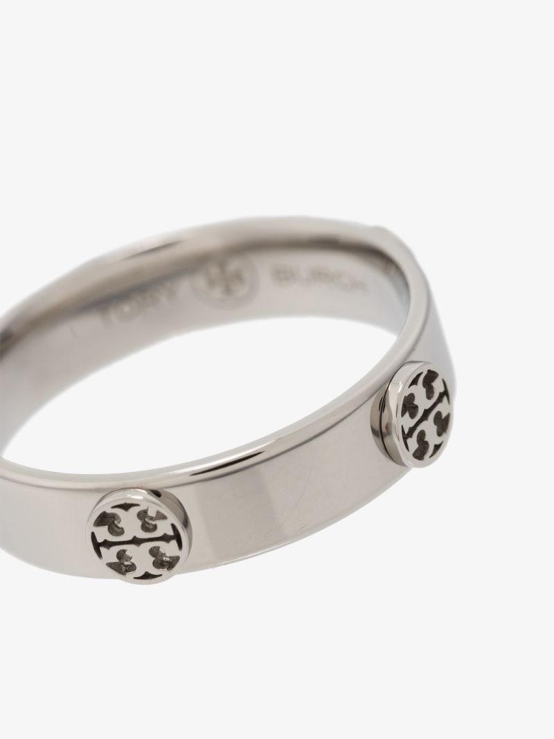 Silver Tone Stud Ring