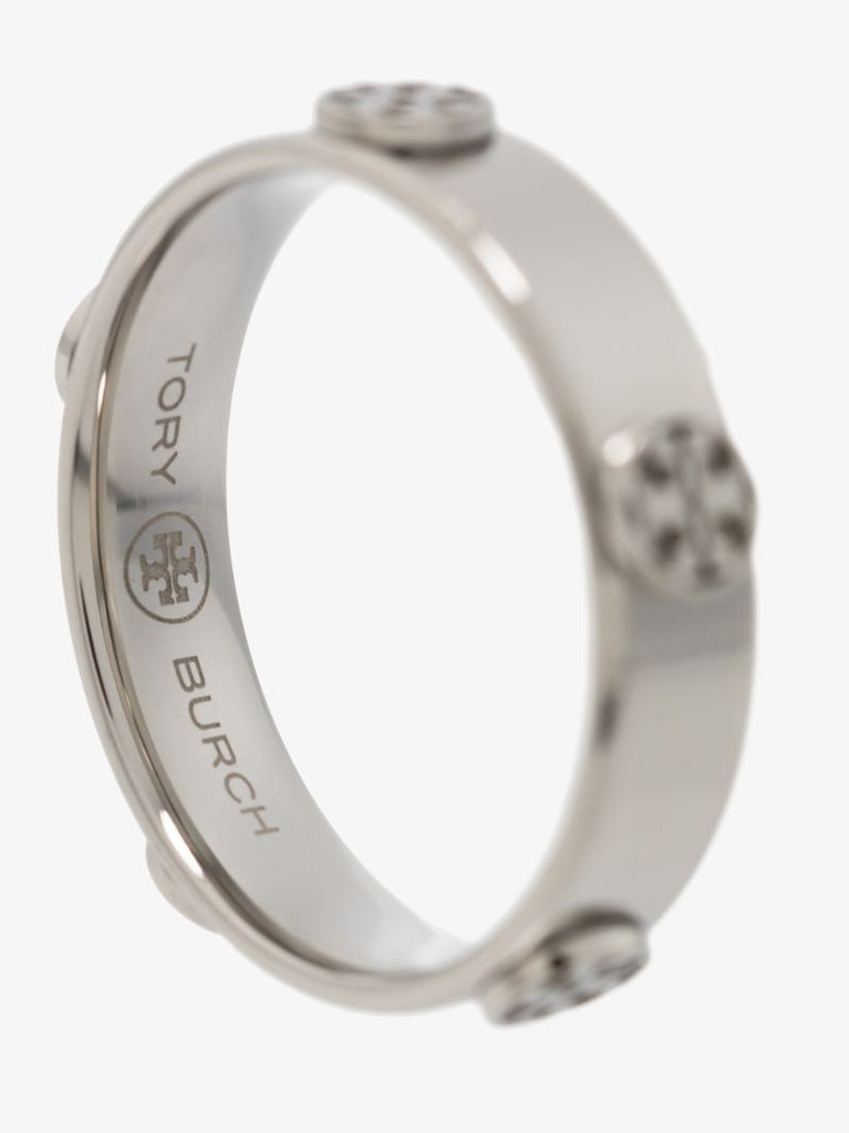 Silver Tone Stud Ring